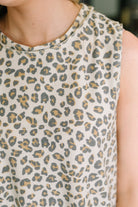 Mischievous Mind Leopard Print Tank Womens