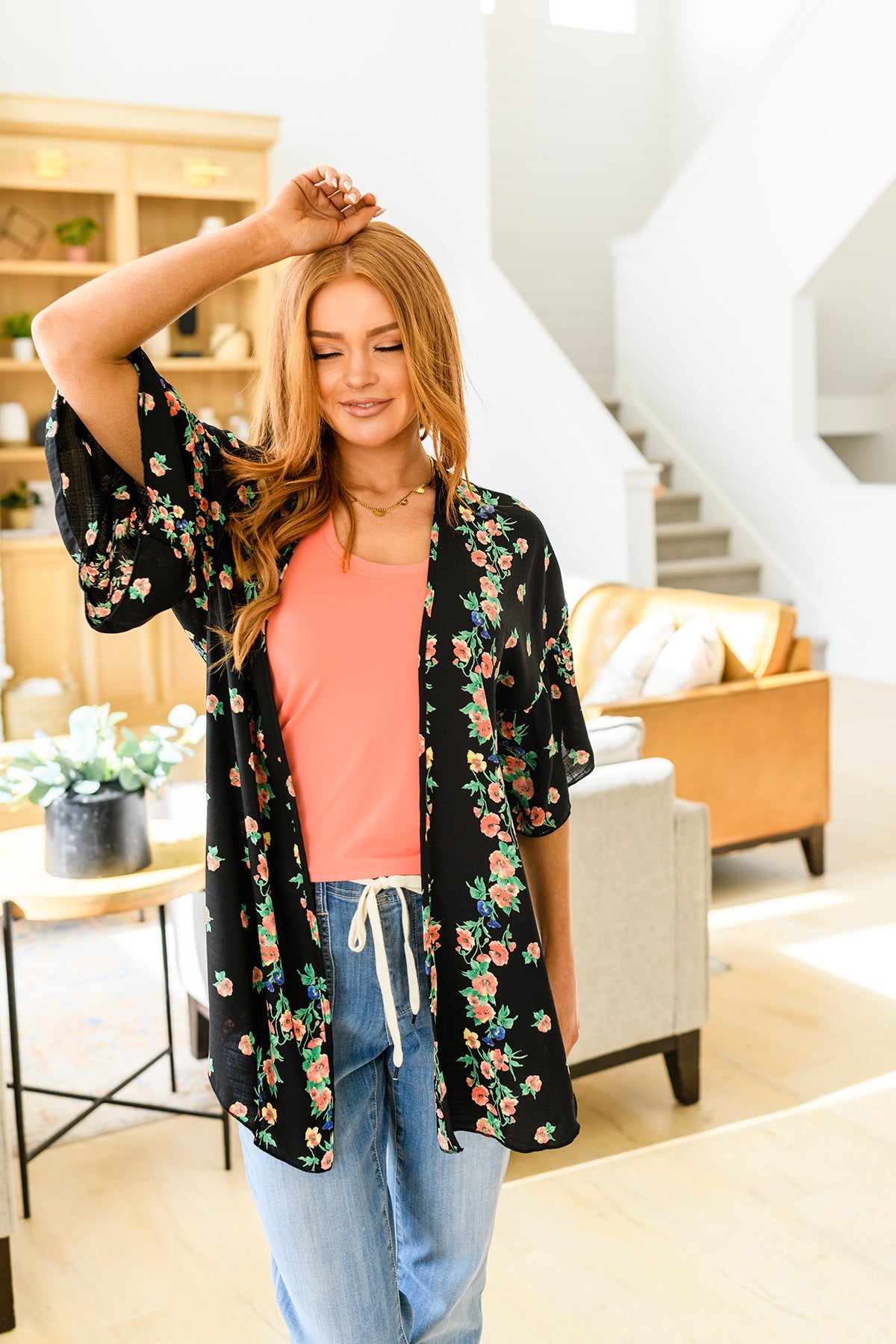 Hailey & Co Moment in Time Kimono Final Sale Ave Shops