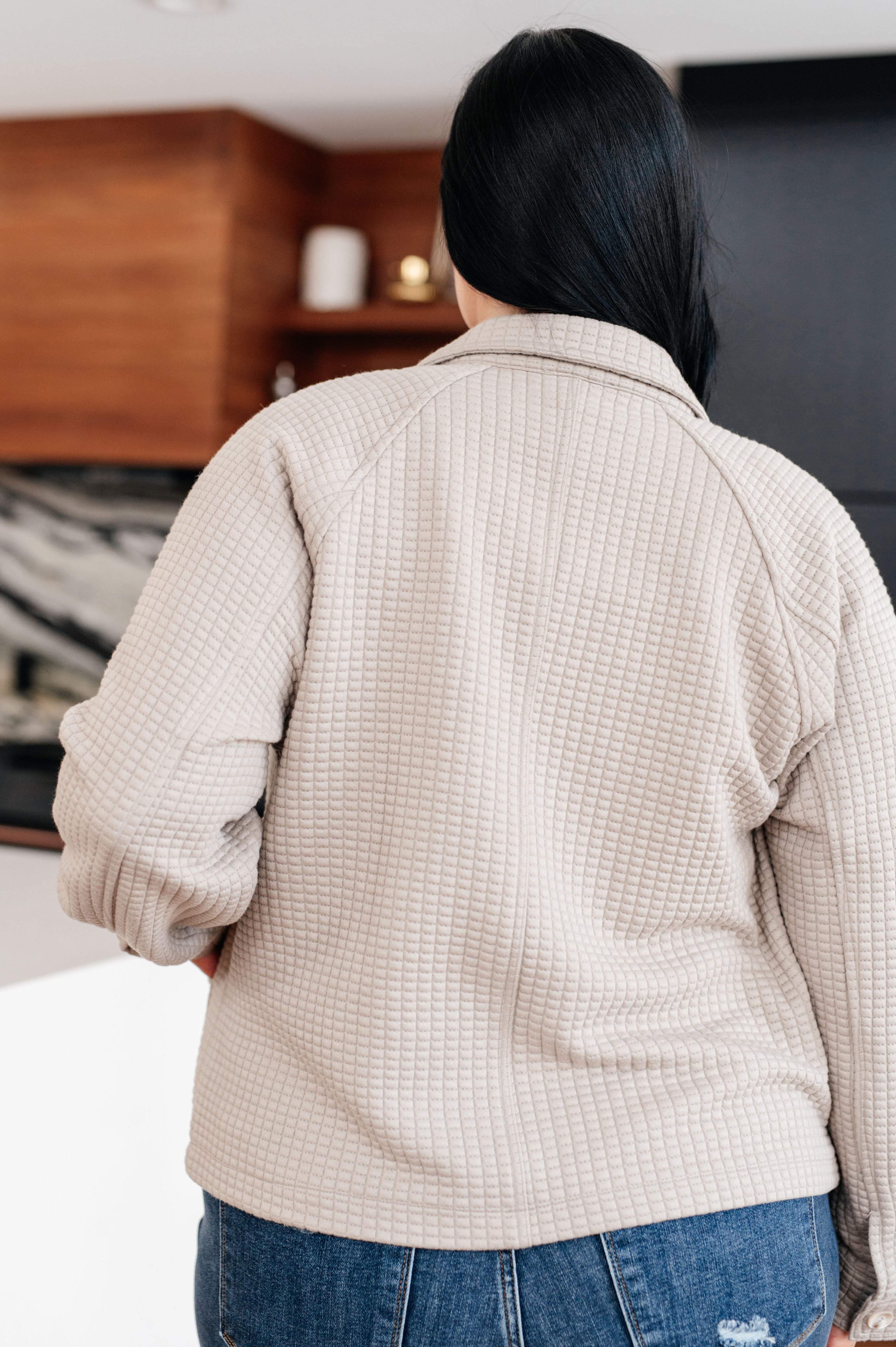 Mittoshop My Best Offer Quilted Texture Shacket Layers