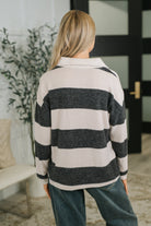My Dear Friend Collared Relaxed Top in Black Womens
