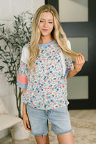My Version Of Love Color Block Top Womens