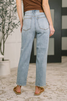 Natalie High Waist Ankle Straight Womens