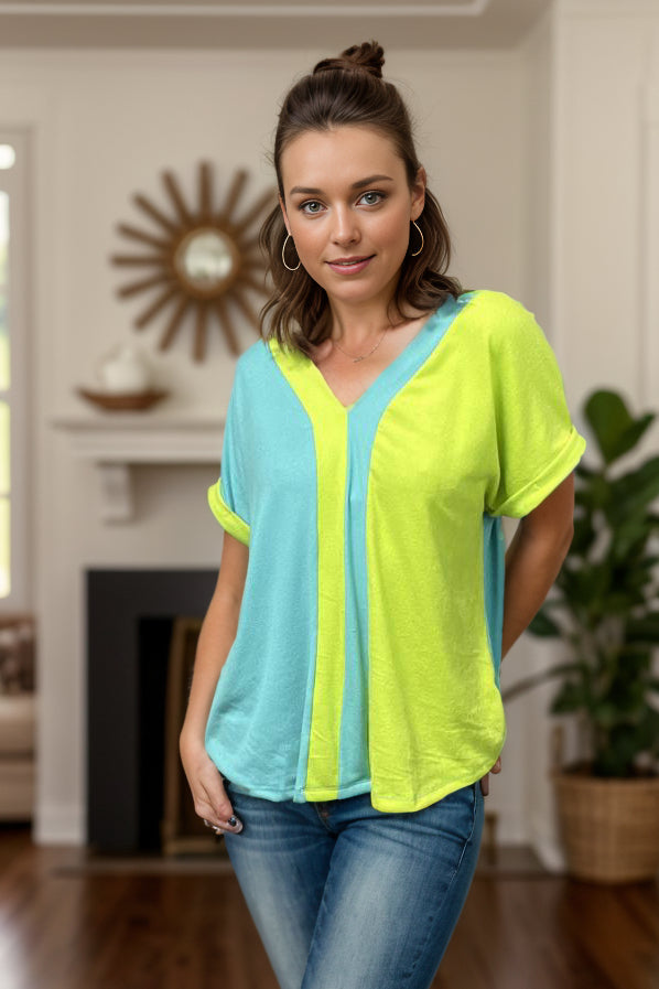 White Birch Neon-centric Short Sleeve 3X Boutique Simplified