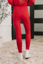 Zenana V Neck Long Sleeve Top and Bottom Set in Ruby -Next to Nothing Top Womens