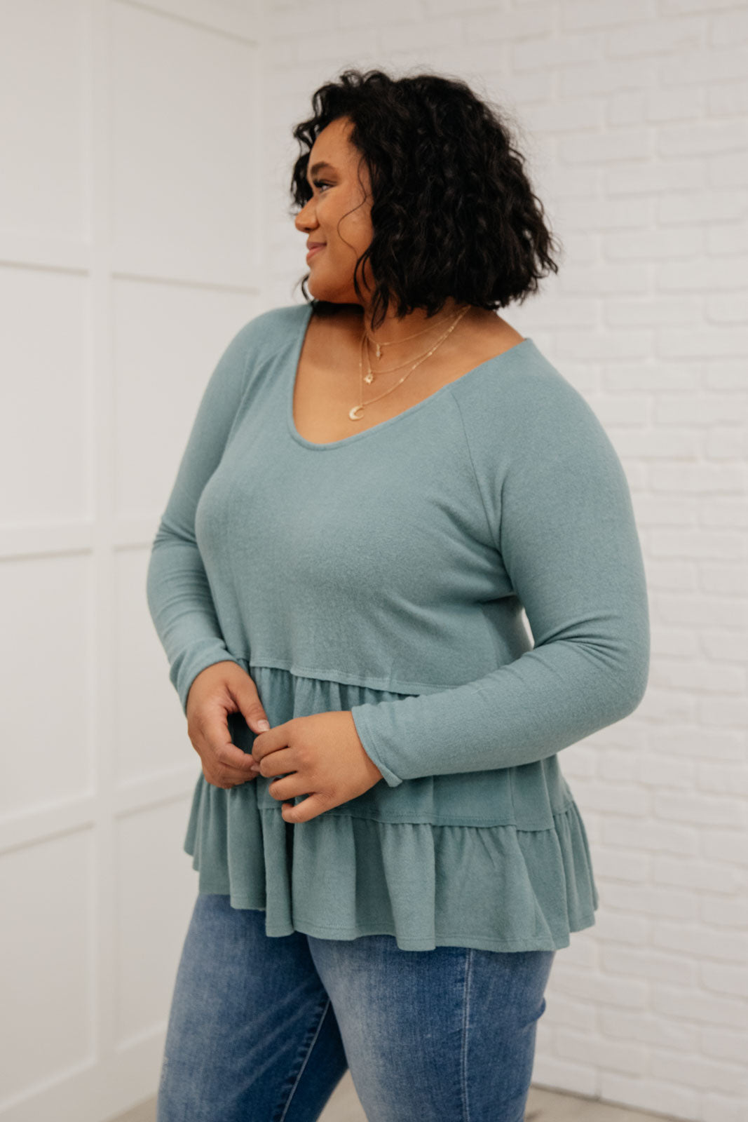 Nicely Done Tiered Top Womens