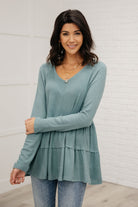 Nicely Done Tiered Top Womens