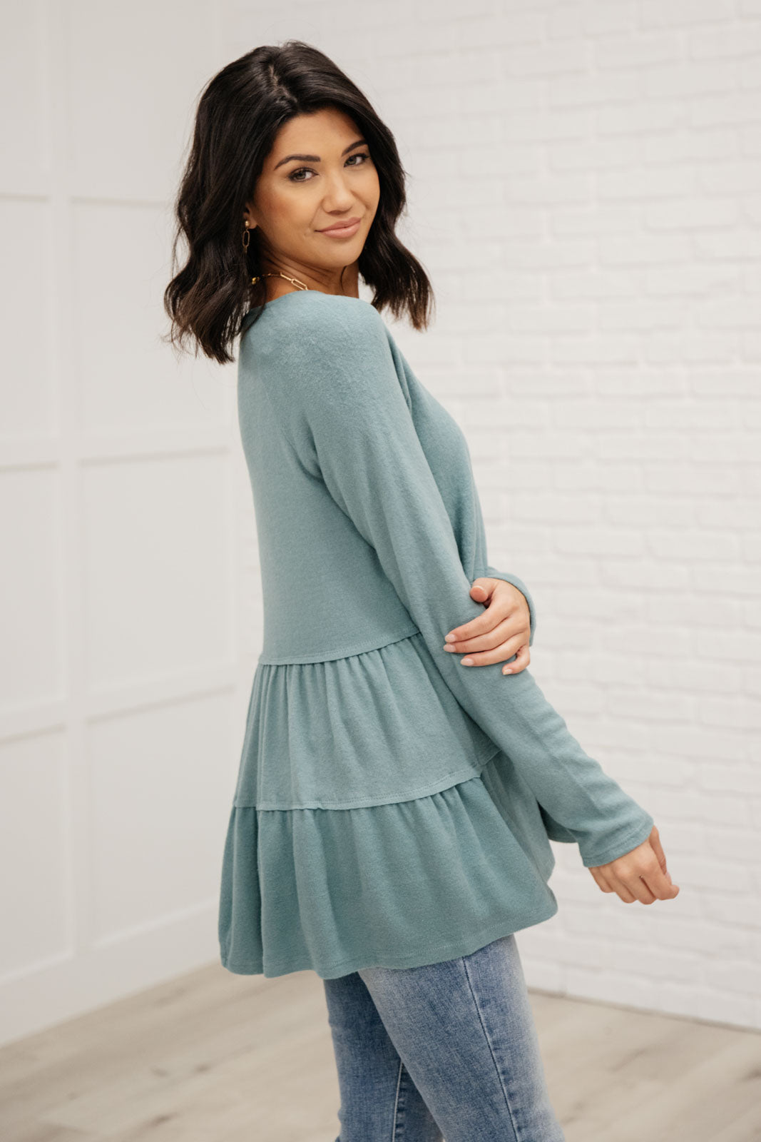 Nicely Done Tiered Top Womens