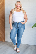 Judy Blue Nicole Tummy Control Skinny Jeans in Vintage Wash Ave Shops