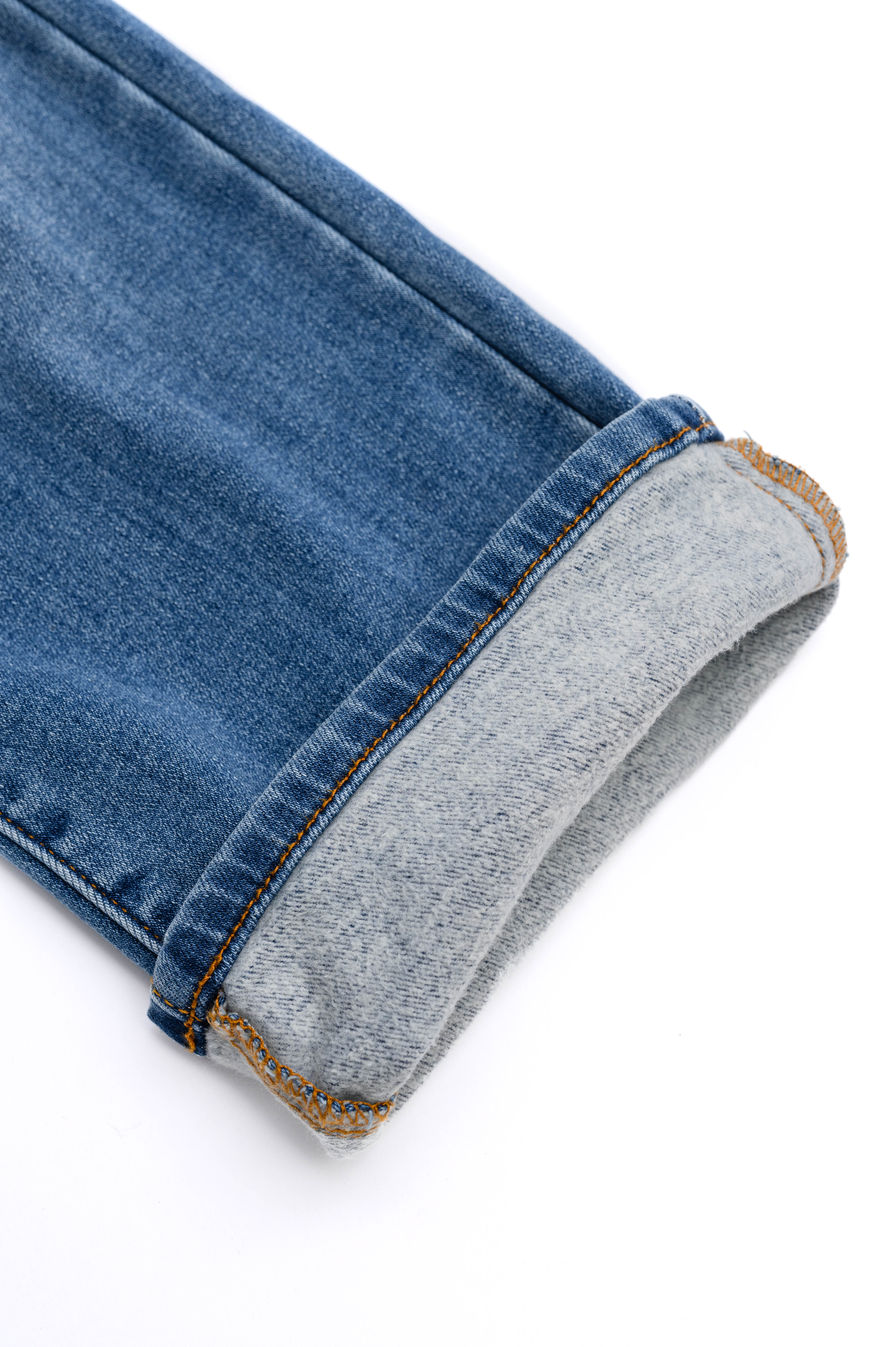 Judy Blue Nivea Vintage Wash Thermal Straight Jeans Jeans