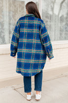 GeeGee No Tears Blue Plaid Coat Coats & Jackets