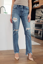 Judy Blue O'Hara Destroyed Straight Jeans 24W Ave Shops