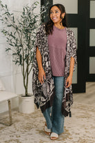 One Eleven North On Repeat Cable Ribbed Knit Tee Womens