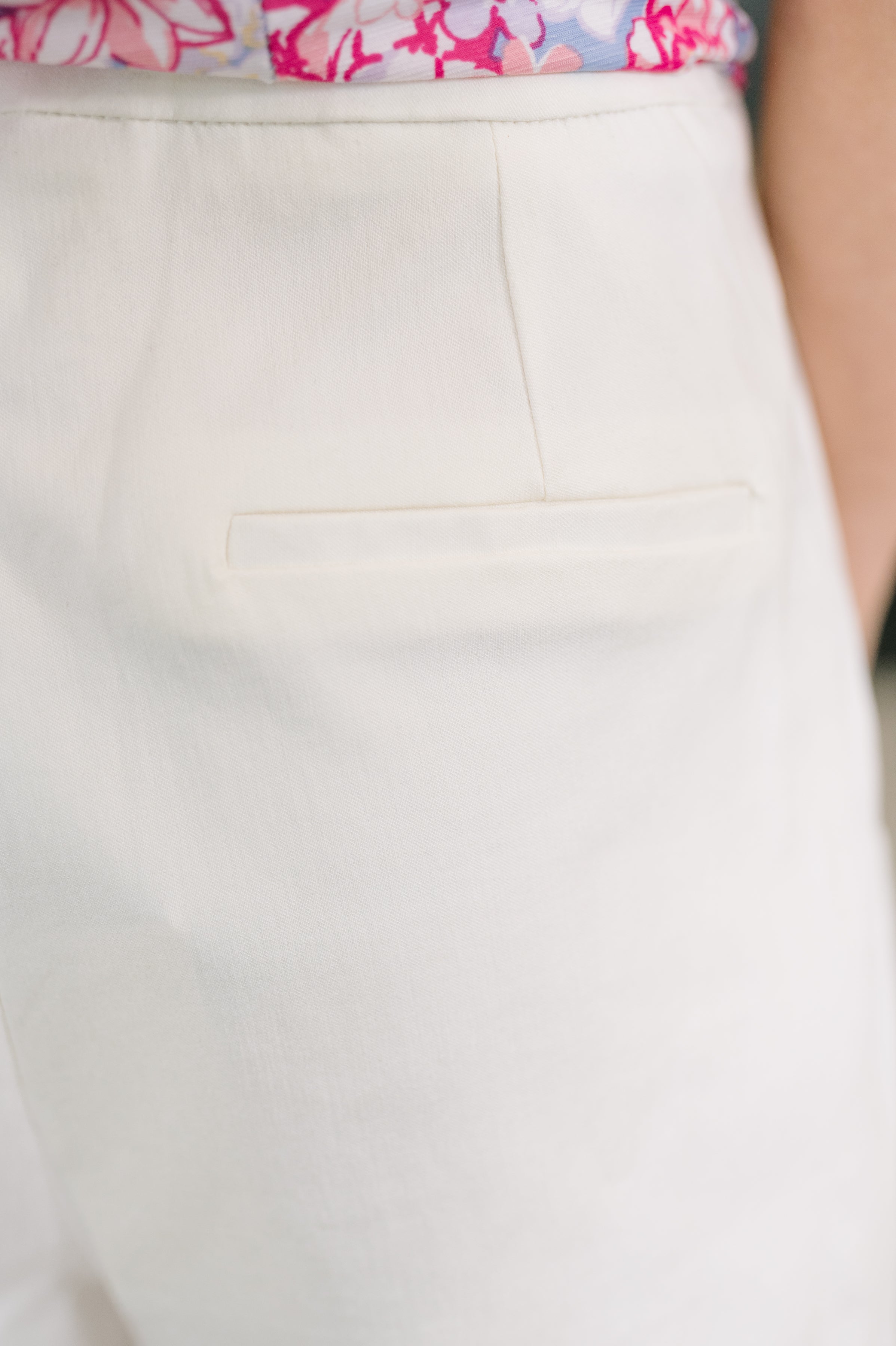 Dear Scarlett Only Pair High Waisted Wide Leg Bottoms in Off White Womens