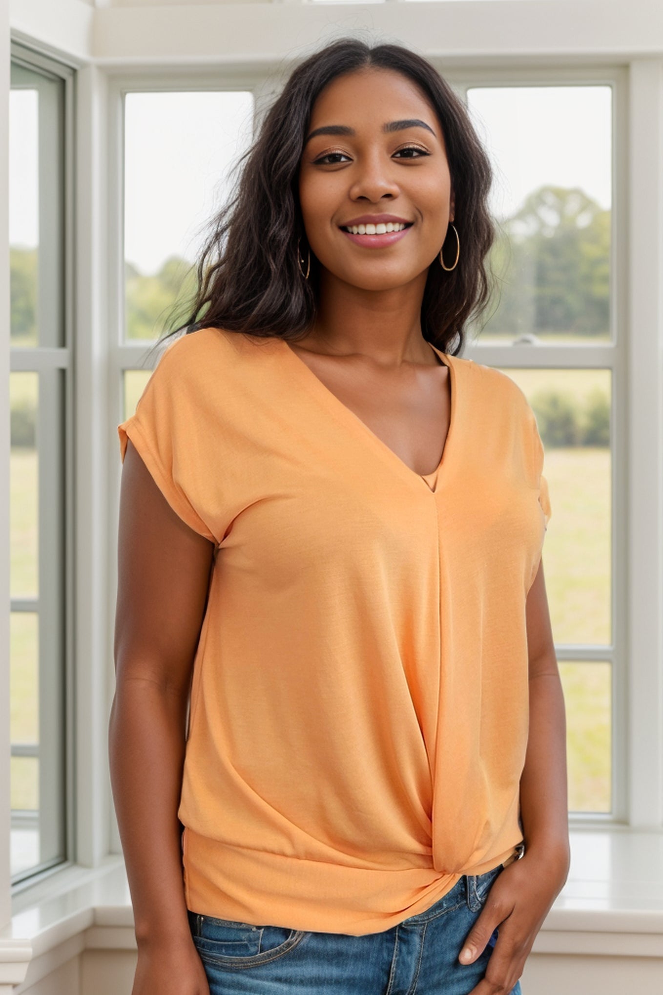 Sew in Love Orange You Glad - Sleeveless Top