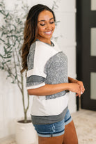 Haptics Patch Me If You Can Drop Shoulder Top Womens