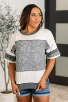 Haptics Patch Me If You Can Drop Shoulder Top Womens