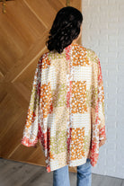 One Eleven North Patchwork of Feelings Mixed Floral Kimono Kimonos