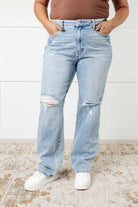 Judy Blue Patricia High Rise Rigid Magic 90's Straight Jeans Jeans