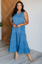 One Eleven North Perfect Choice Denim Maxi Dress Ave Shops