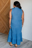 One Eleven North Perfect Choice Denim Maxi Dress Ave Shops