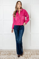 Jodifl Perfect Pop of Pink Jacket Coats & Jackets