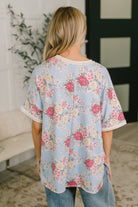 Perfect Season Floral Print Relaxed Tee Womens