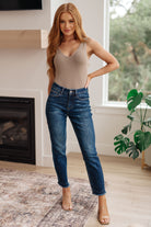 Judy Blue Phillipa High Rise Release Hem Slim Jeans Ave Shops 11-3-23