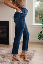 Judy Blue Phillipa High Rise Release Hem Slim Jeans 24W Ave Shops 11-3-23