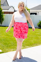 Andree By Unit Pink, Paisley, and Perfect Mini Skirt Ave Shops