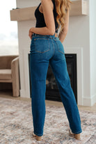 Judy Blue Pippa High Rise Button Fly Straight Jeans Ave Shops 11-2-23