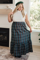 Jodifl Plaid Perfection Maxi Skirt Ave Shops