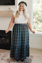 Jodifl Plaid Perfection Maxi Skirt Ave Shops