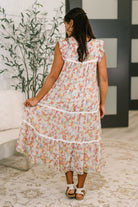 Precisely Me Smock Midi Dress Womens