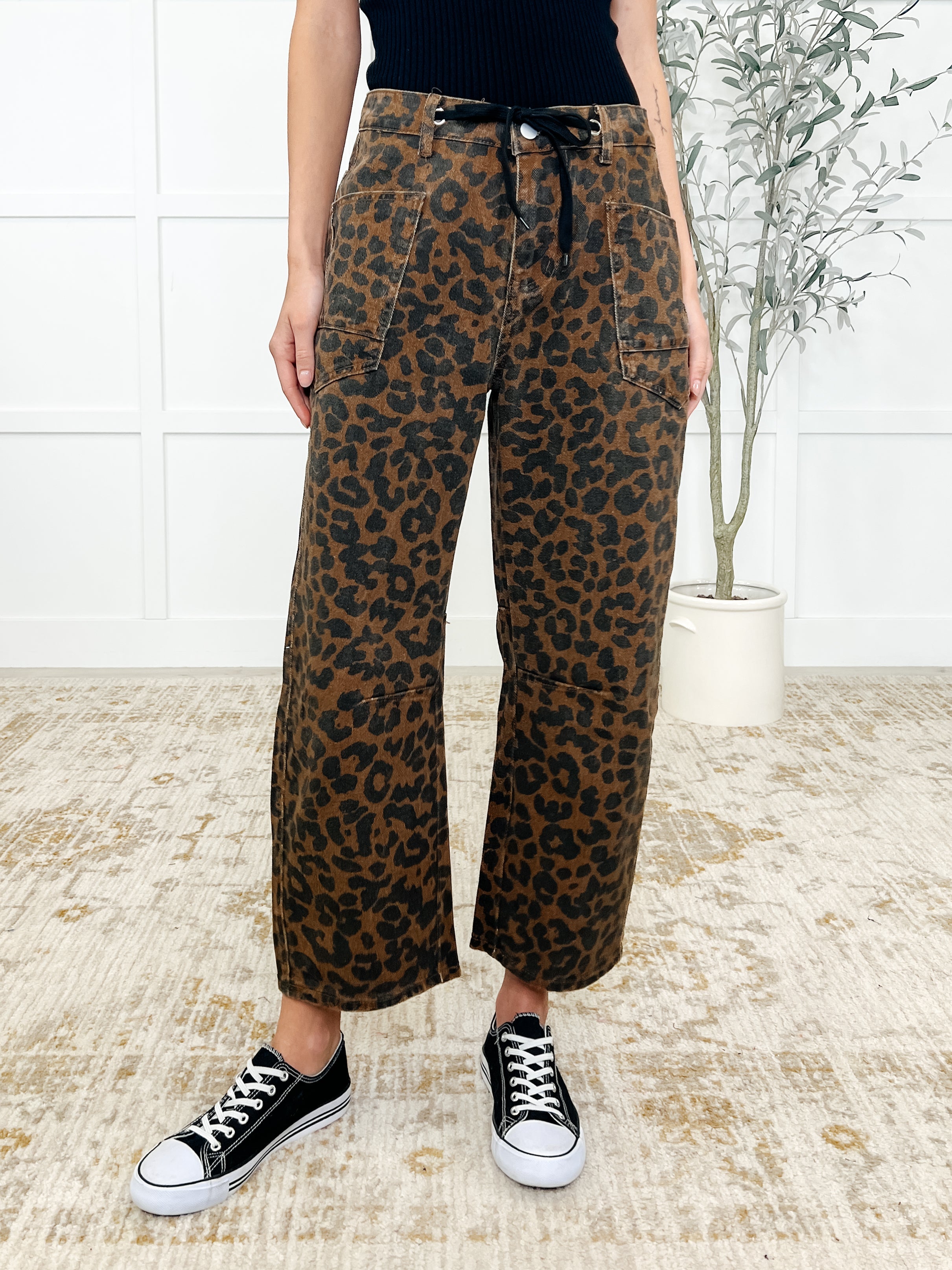 Haptics Prowl Power Barrell Ankle Crop Jean Womens