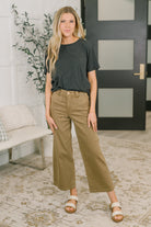 Zenana Rest Assured Basic Relaxed Tee in Charcoal Womens