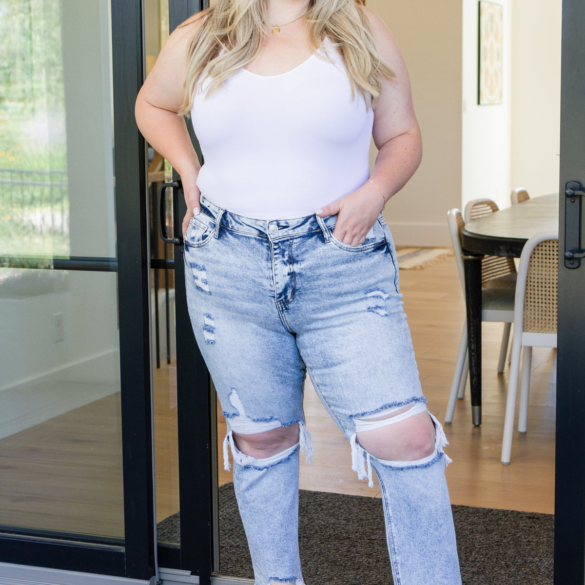 Risen Rizzo High Rise Crop Straight Jeans – Ruby Idol Apparel