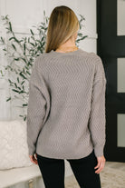 Timing Rush of Joy Textured Long Sleeve Top Womens