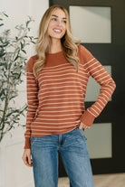 Rust Revival Long Sleeve Knit Top Womens