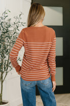 Rust Revival Long Sleeve Knit Top Womens