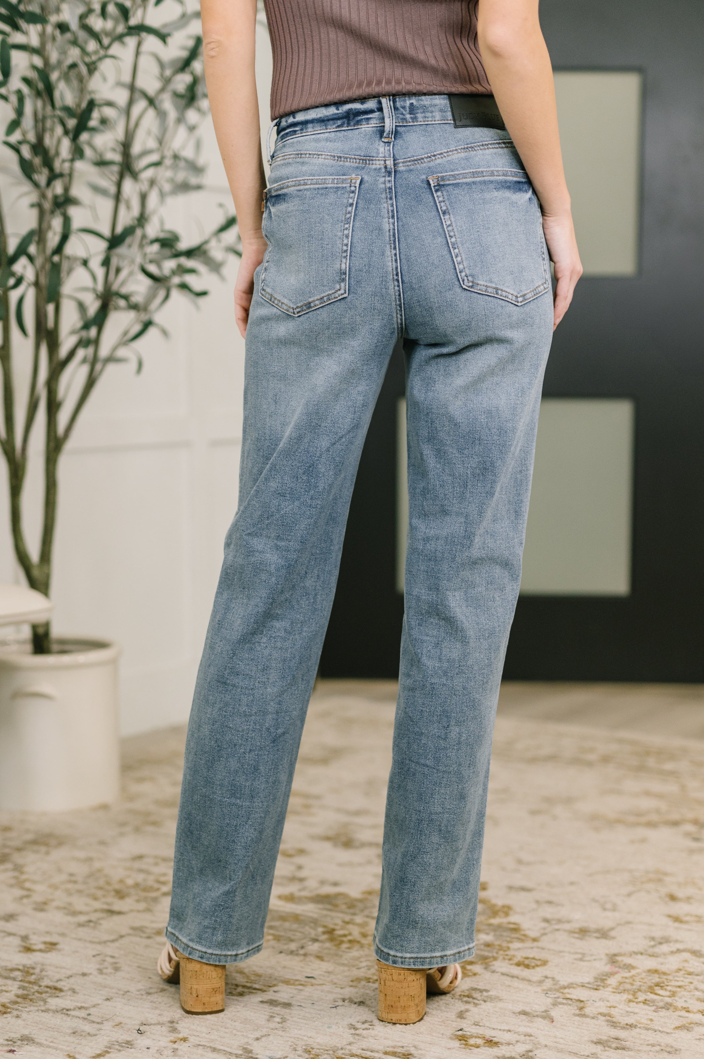 Sabrina High Waist TC Slim Straight Womens