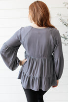 Andree by Unit Sassy Swing Top in Charcoal MemorialDay24