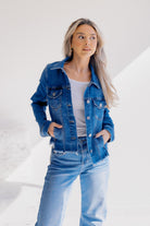 Risen Sea Spray Frayed Denim Jacket