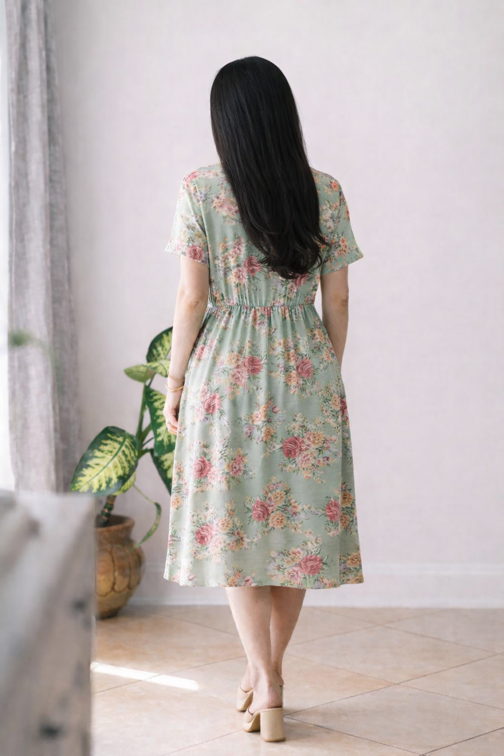 Haptics Secret Path Floral Dress