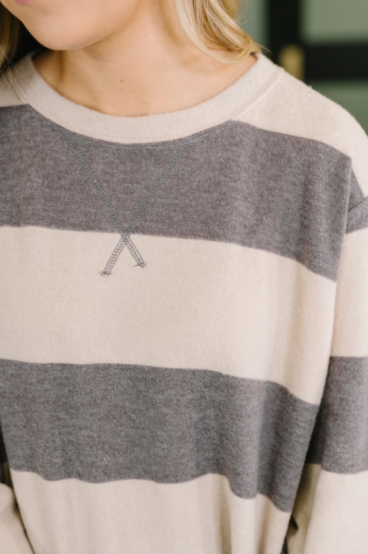 Zenana Selfishly Me Relaxed Pull Over in Pyrite Womens