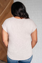 Wasabi + Mint Selfishly Mine T-Shirt in Taupe Tops