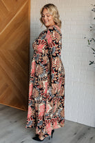 One Eleven North Send it Over Faux Wrap Maxi Dress Ave Shops