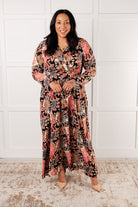 One Eleven North Send it Over Faux Wrap Maxi Dress Dresses