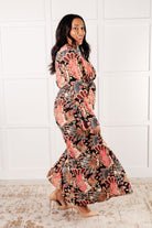 One Eleven North Send it Over Faux Wrap Maxi Dress Dresses