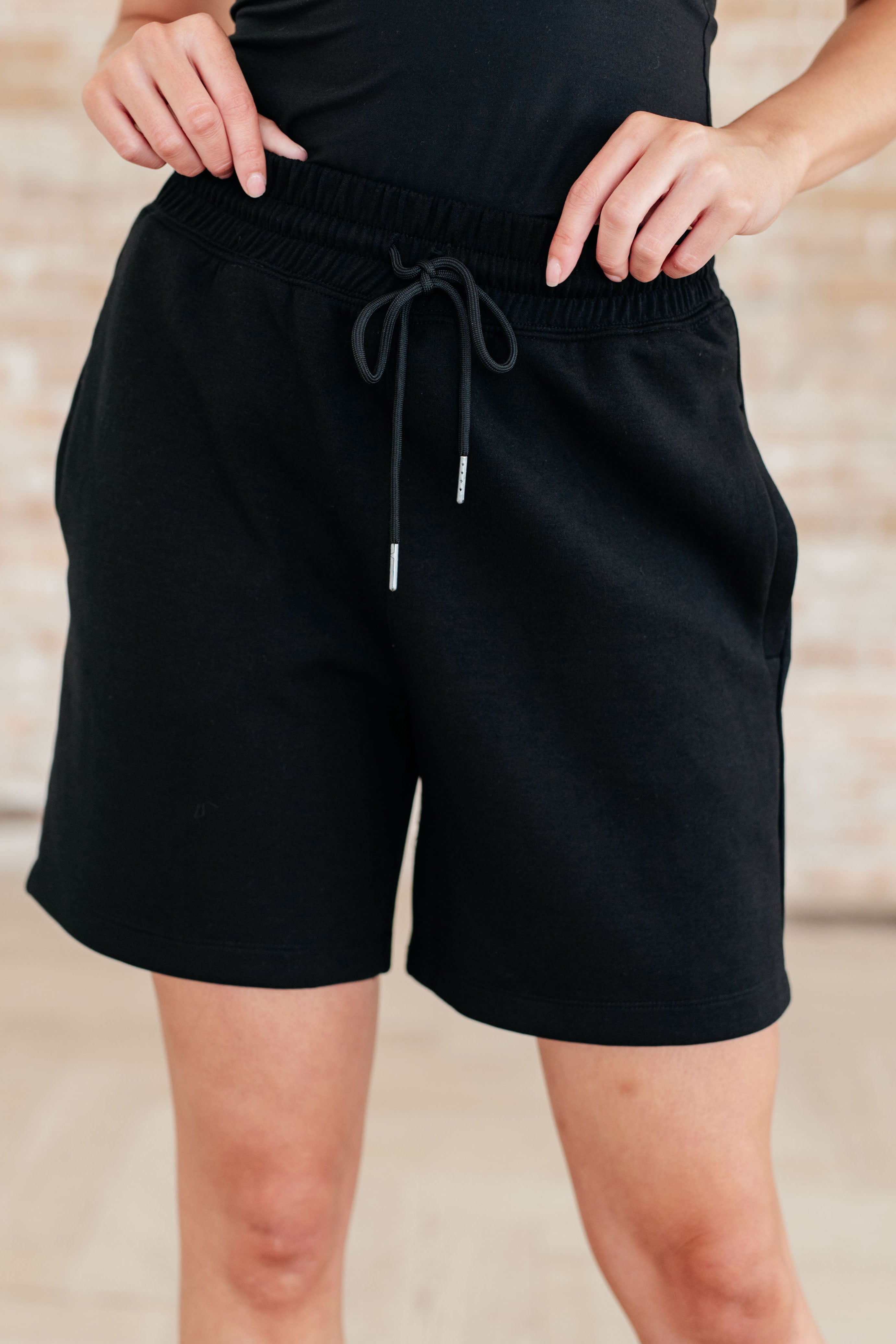 Rae Mode Settle In Dad Shorts in Black Ave Shops