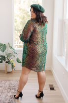 Jodifl Shimmering Splendor Sequin Shirt Dress Ave Shops